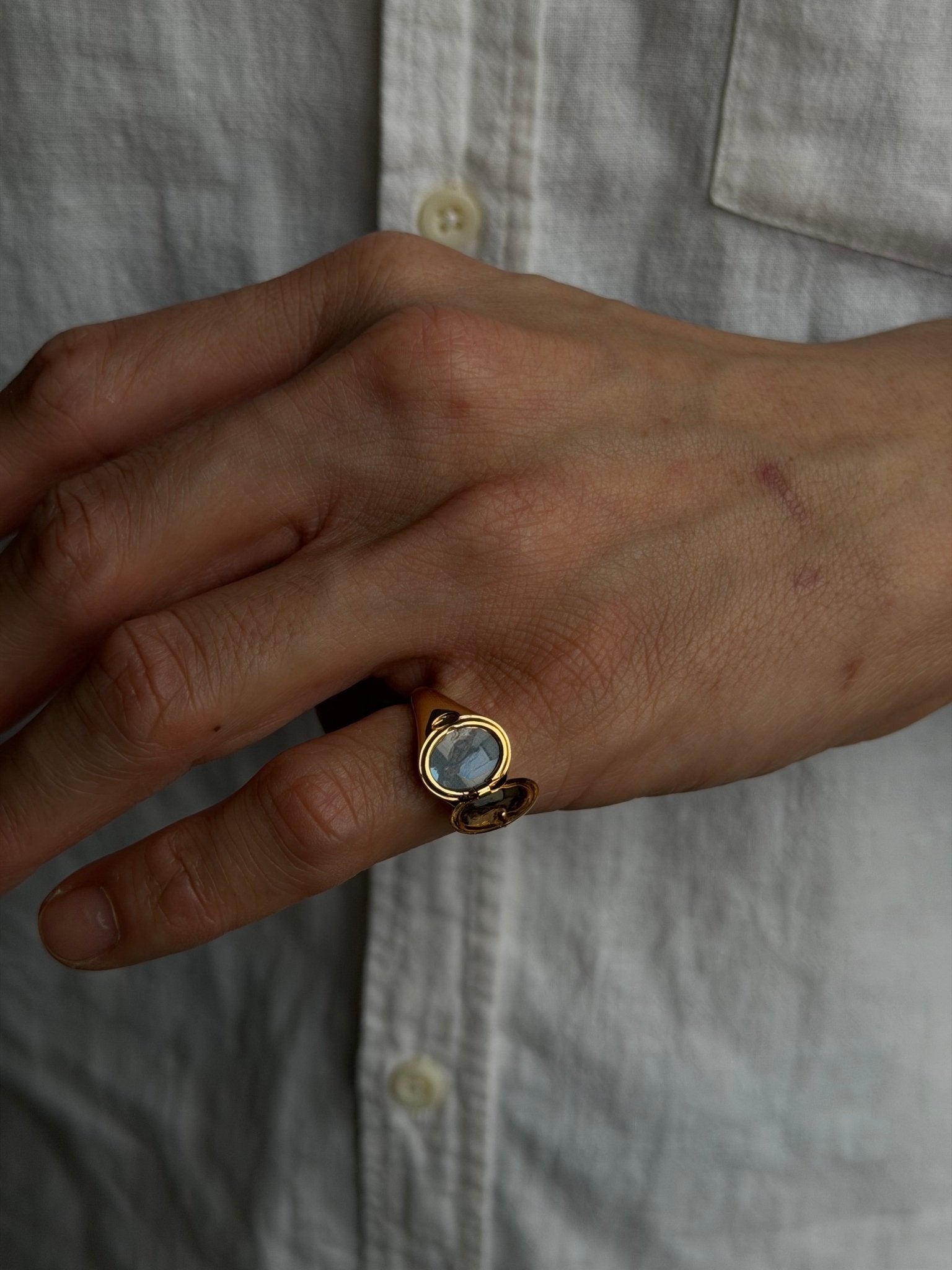 Monument Locket Signet Ring - SIA Jewelry