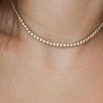 Natasha Tennis Diamond Necklace - SIA Jewelry