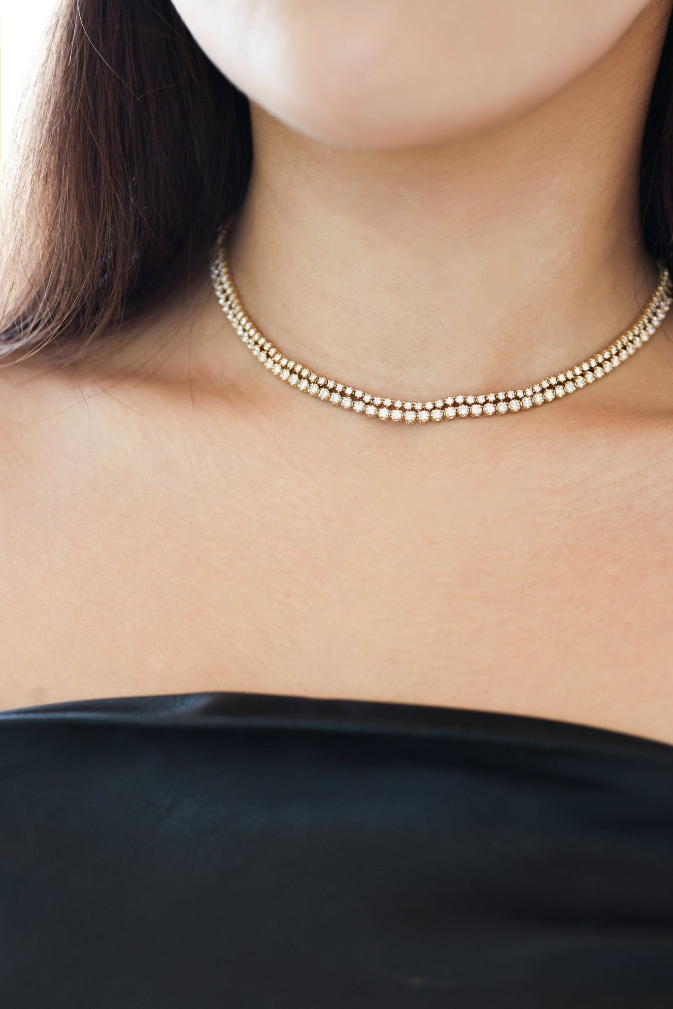 ファッション雑貨・小物その他 Tennis Necklace TENNIS ANYONE PINK EMERALD CUT CZ TENNIS NECKLACE – NADRI