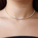 Natasha Tennis Diamond Necklace - SIA Jewelry