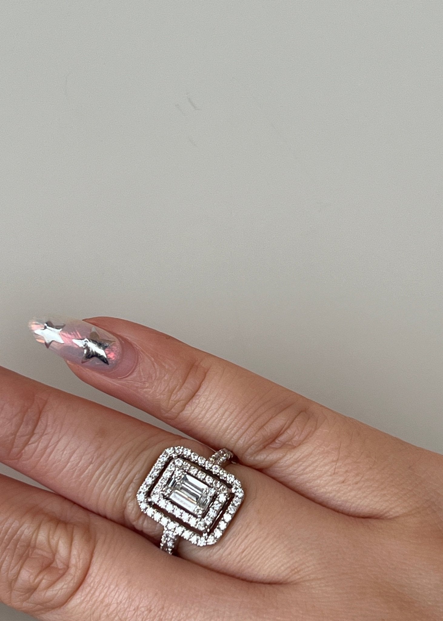 One&Only Emerald Shape Diamond Ring - SIA Jewelry