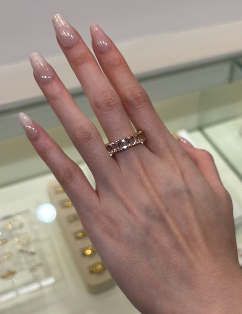 One&Only Morganite Eternity Ring - SIA Jewelry