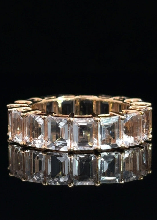 One&Only Morganite Eternity Ring - SIA Jewelry