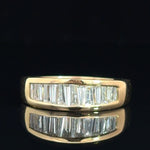 One&Only Taperred Baguette Cut Diamond Half Eternity - SIA Jewelry