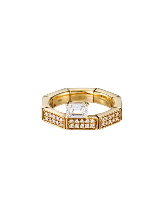 Oscar Octagon Diamond Ring - SIA Jewelry