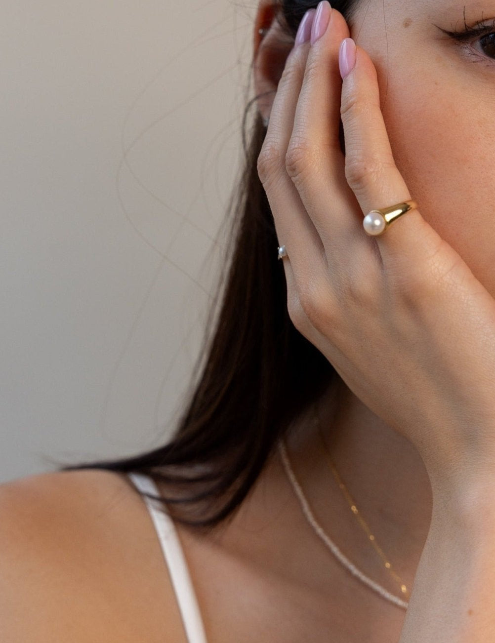 Pearl Signet Ring - SIA Jewelry