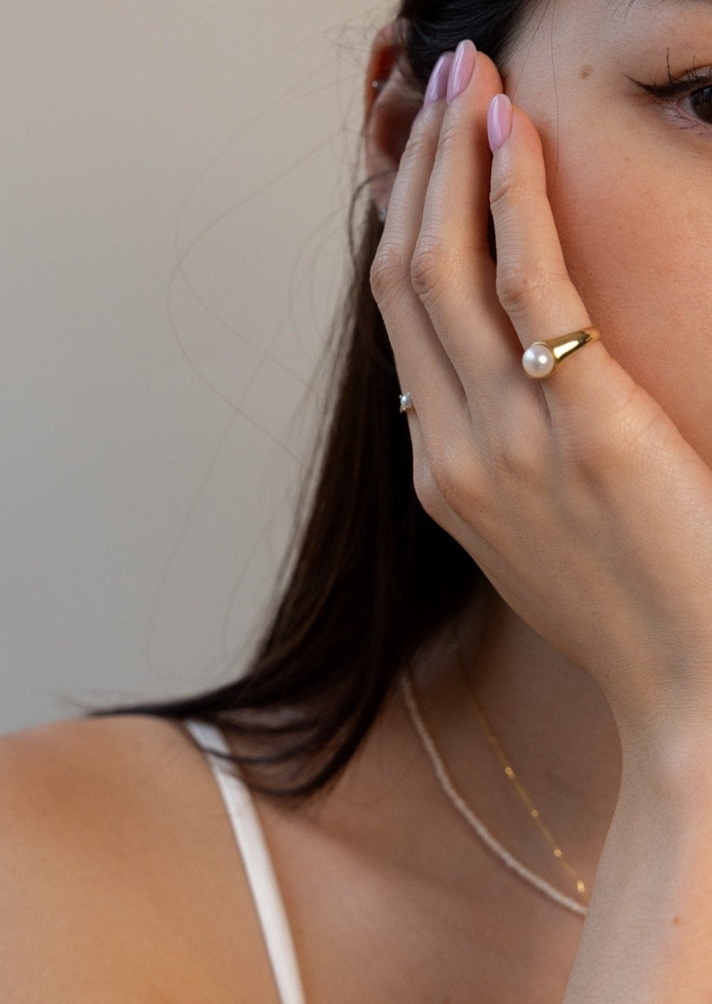 Pearl Signet Ring - SIA Jewelry