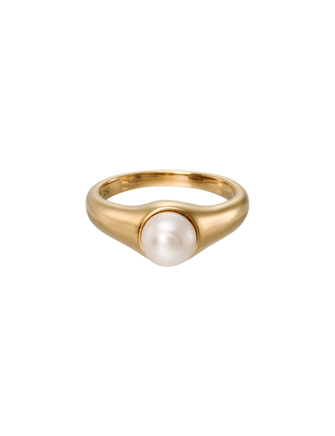 Pearl Signet Ring - SIA Jewelry