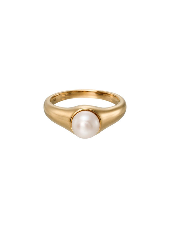 Pearl Signet Ring - SIA Jewelry