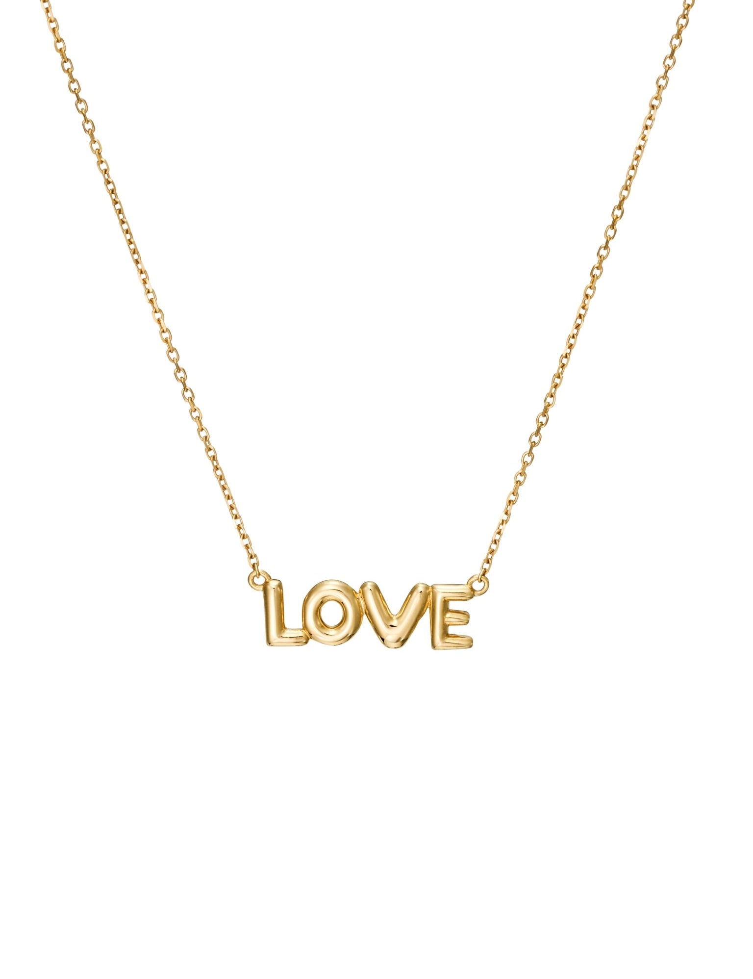 Petite Bubble Gold Nameplate Chain Necklace - SIA Jewelry