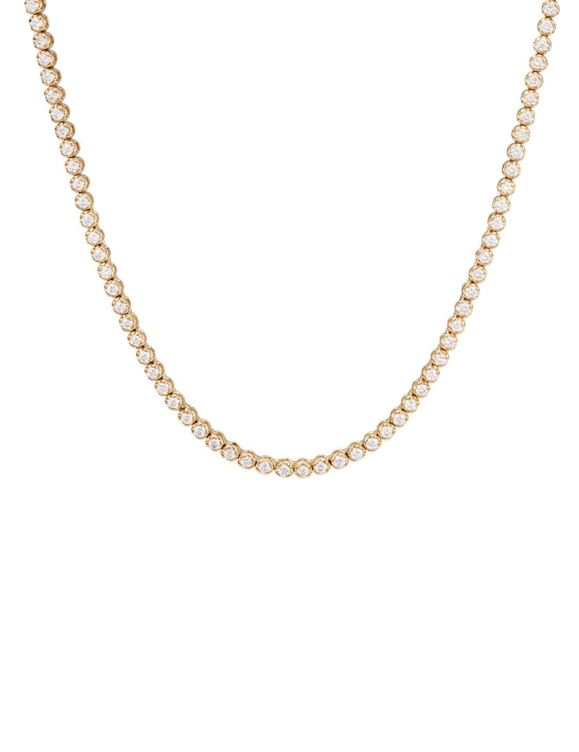 Petite Nadia Diamond Tennis Necklace - SIA Jewelry
