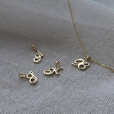 Script Letter Charm - SIA Jewelry