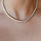 Serenity Diamond Graduated Line Necklace - SIA Jewelry