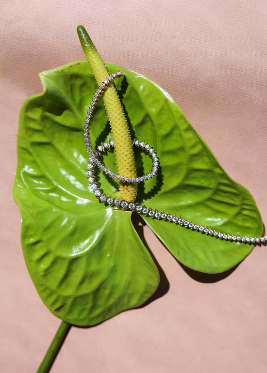 Serenity Diamond Graduated Line Necklace - SIA Jewelry