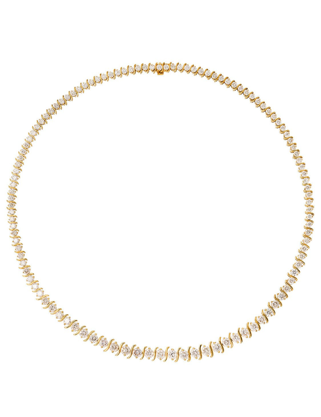 Serenity Diamond Graduated Tennis Necklace - SIA Jewelry