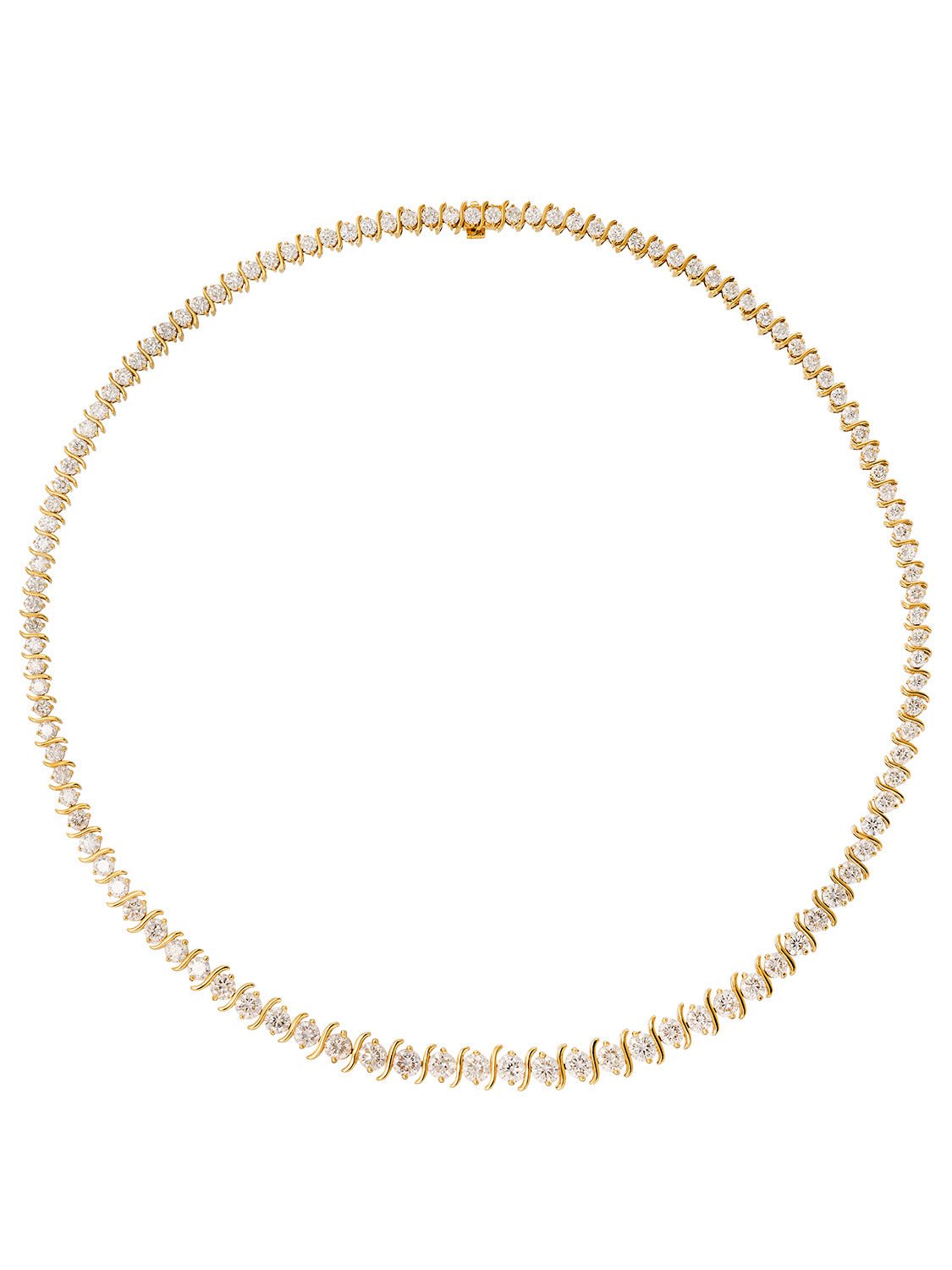 Serenity Diamond Graduated Tennis Necklace - SIA Jewelry