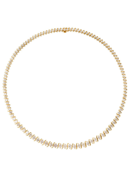 Serenity Diamond Graduated Tennis Necklace - SIA Jewelry
