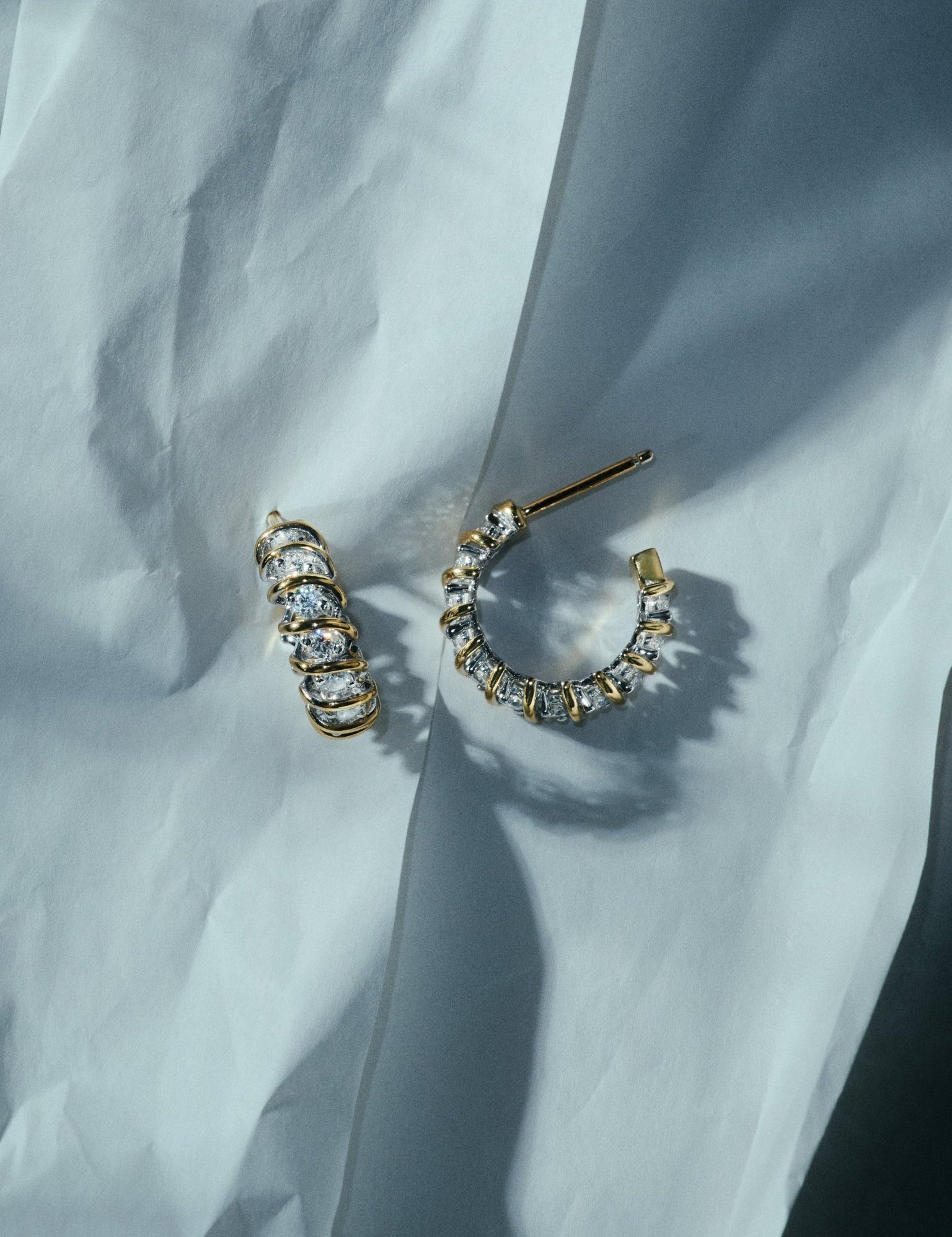 Sienna Diamond Huggie Earring - SIA Jewelry