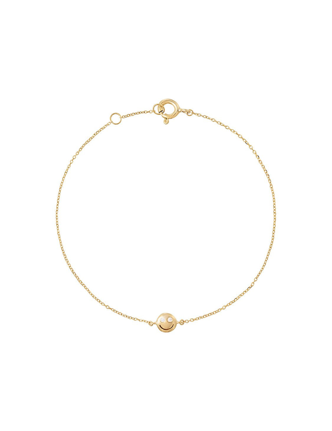 Smiley Face Diamond Bracelet - SIA Jewelry