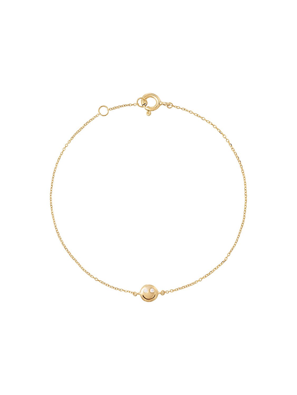 Smiley Face Diamond Bracelet - SIA Jewelry