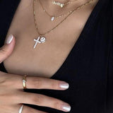 Smiley Face Diamond Pendant - SIA Jewelry
