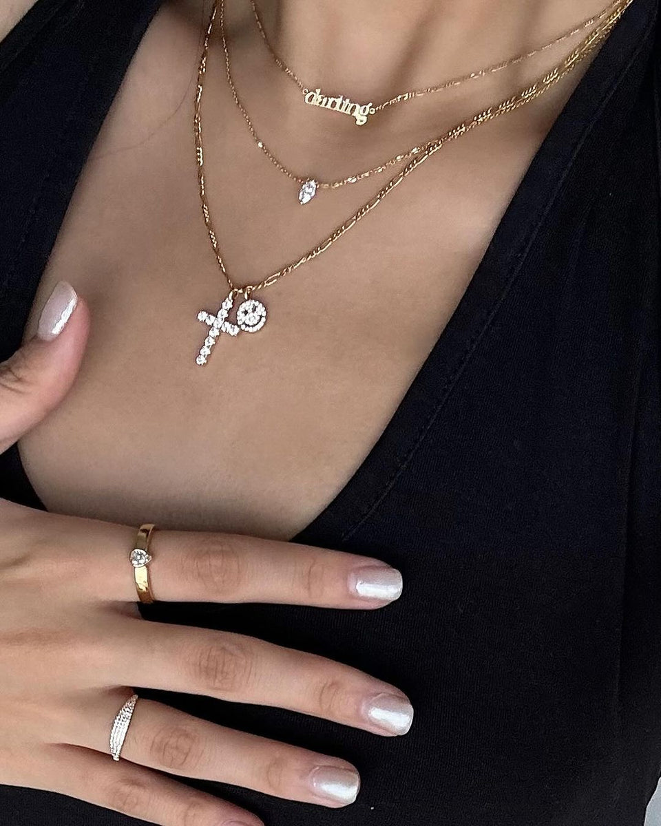 Smiley Face Diamond Pendant - SIA Jewelry