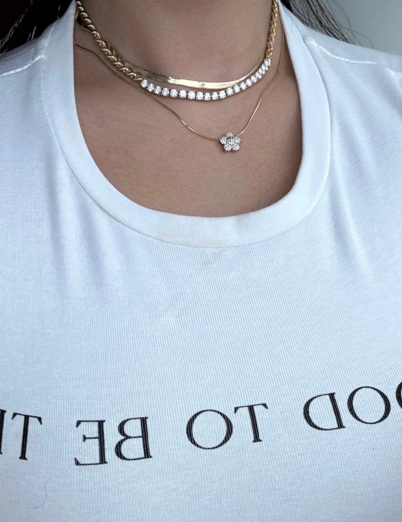Smiling Daisy Bubble Diamond Pendent - SIA Jewelry