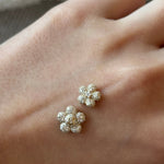 Smiling Daisy Bubble Diamond Pendent - SIA Jewelry