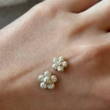 Smiling Daisy Bubble Diamond Pendent - SIA Jewelry
