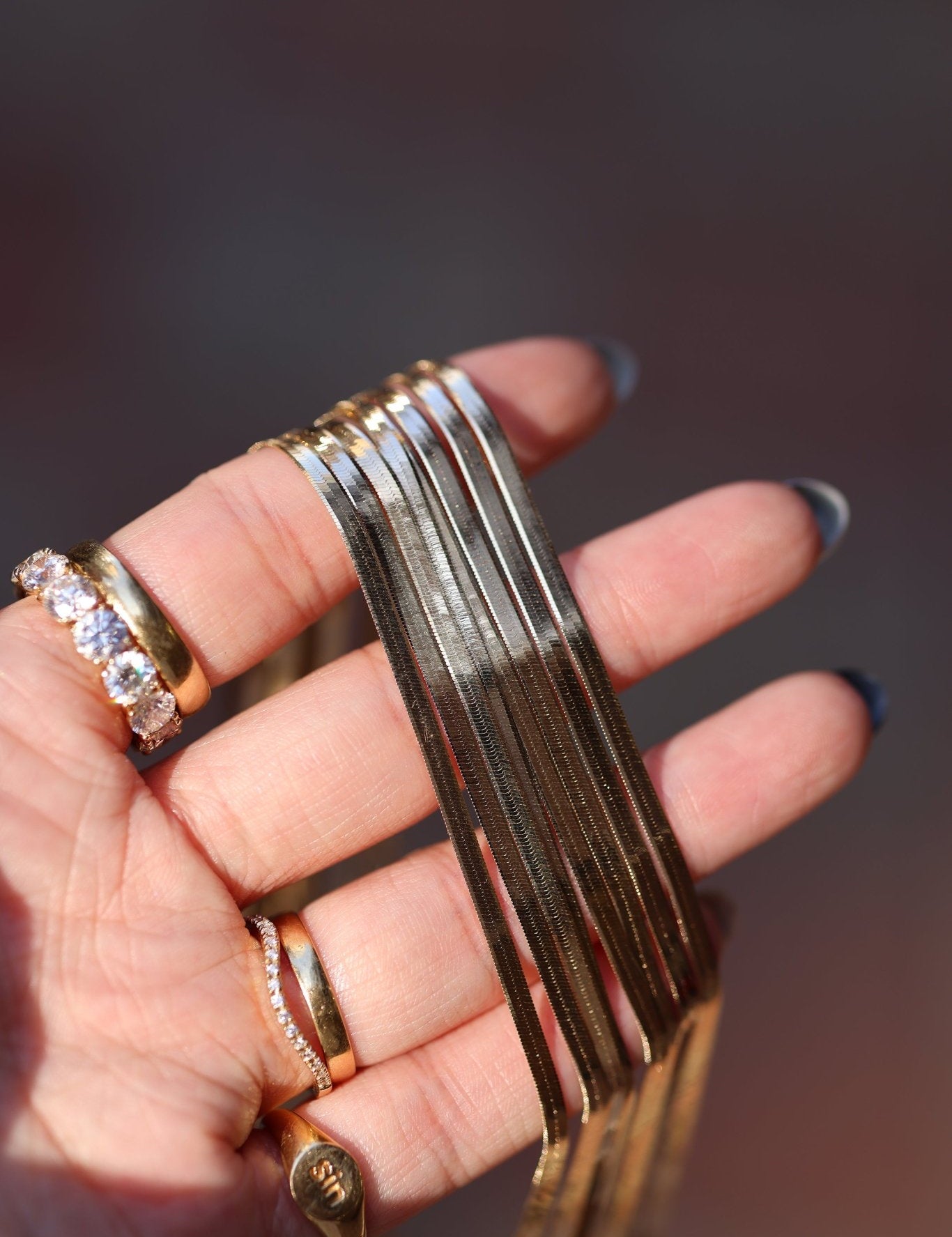 Snake Gold Chain - SIA Jewelry