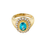 Solenne Apatite Signet Ring - SIA Jewelry