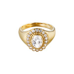 Solenne Diamond Signet Ring - SIA Jewelry