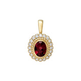 Solenne Garnet Pendant - SIA Jewelry