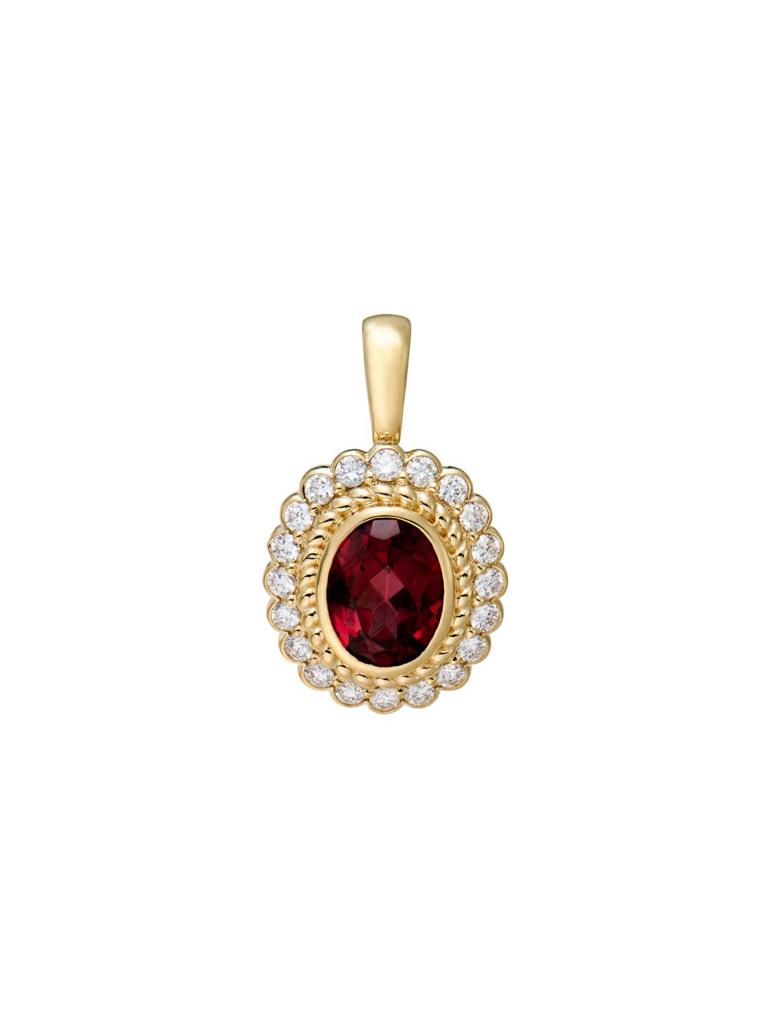 Solenne Garnet Pendant - SIA Jewelry