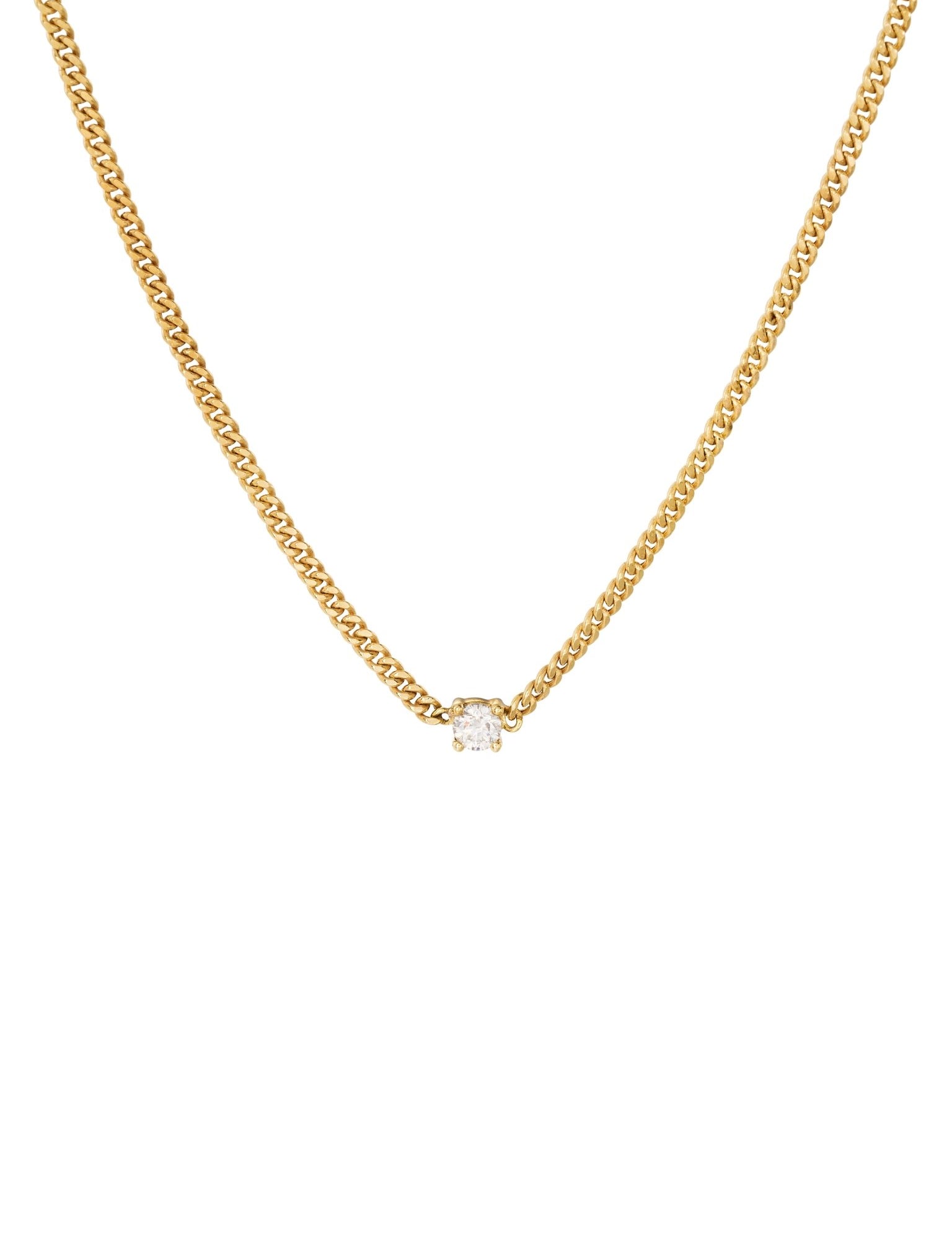 Solitaire Diamond Chain - SIA Jewelry