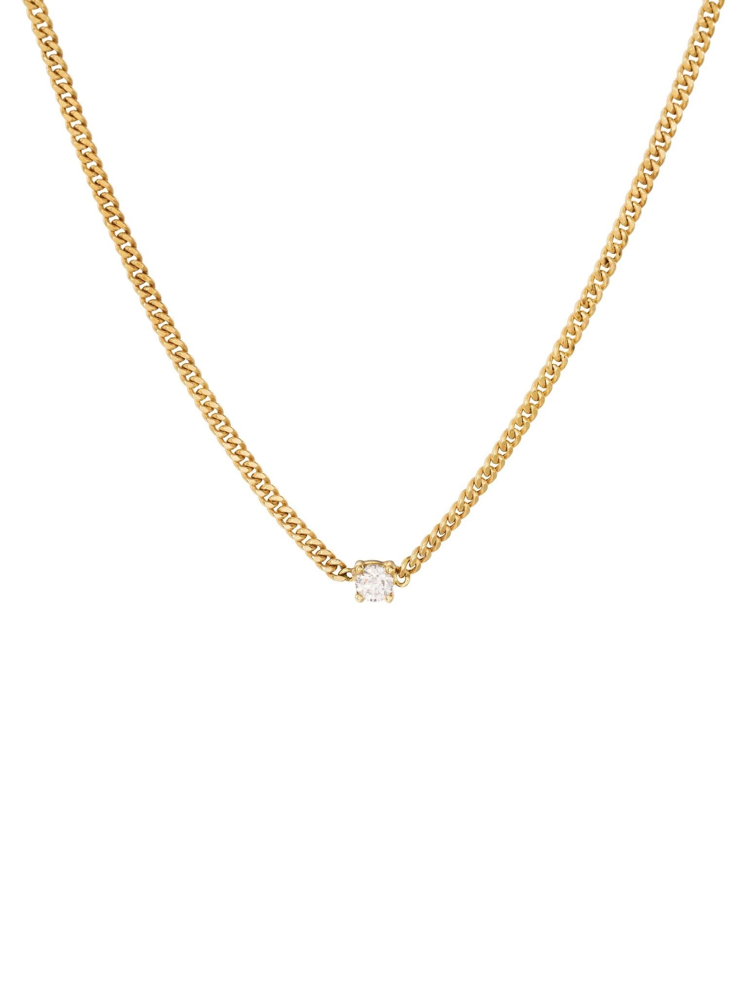 Solitaire Diamond Chain - SIA Jewelry