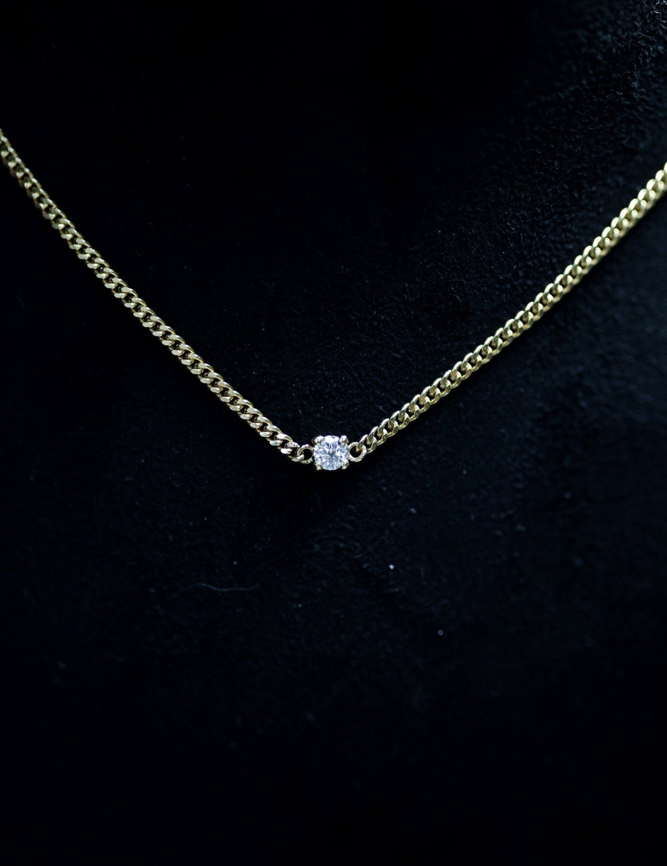 Solitaire Diamond Chain - SIA Jewelry
