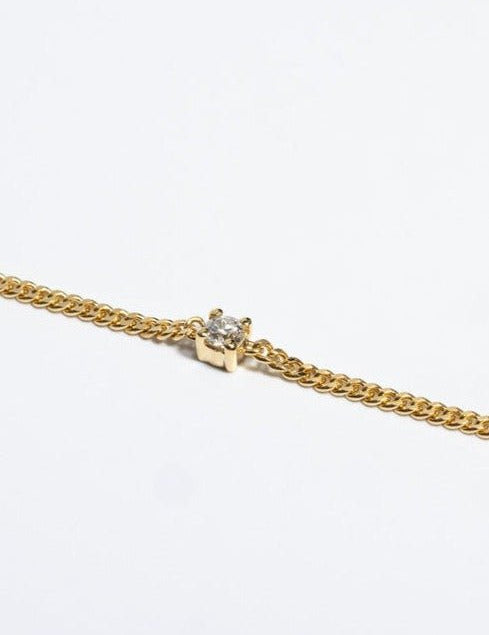 Solitaire Diamond Chain Bracelet - SIA Jewelry