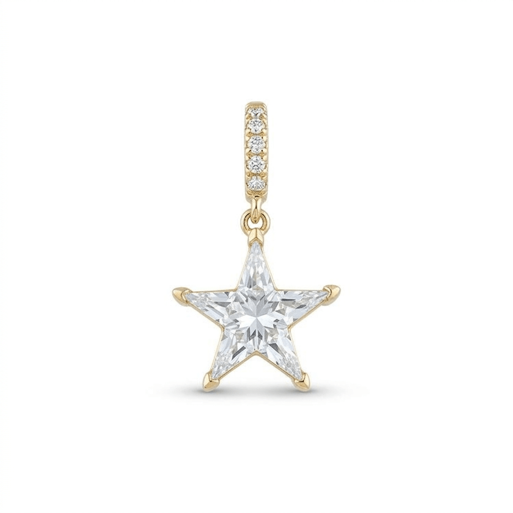 Star Cut Diamond Pendant - SIA Jewelry
