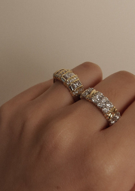 Vintage Cross Diamond Ring - SIA Jewelry