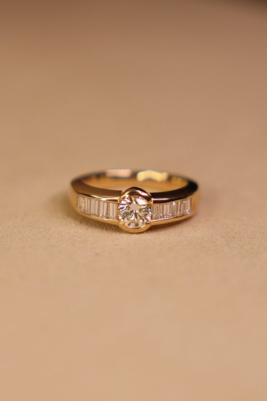 Vintage Diamond Baguette Ring - SIA Jewelry