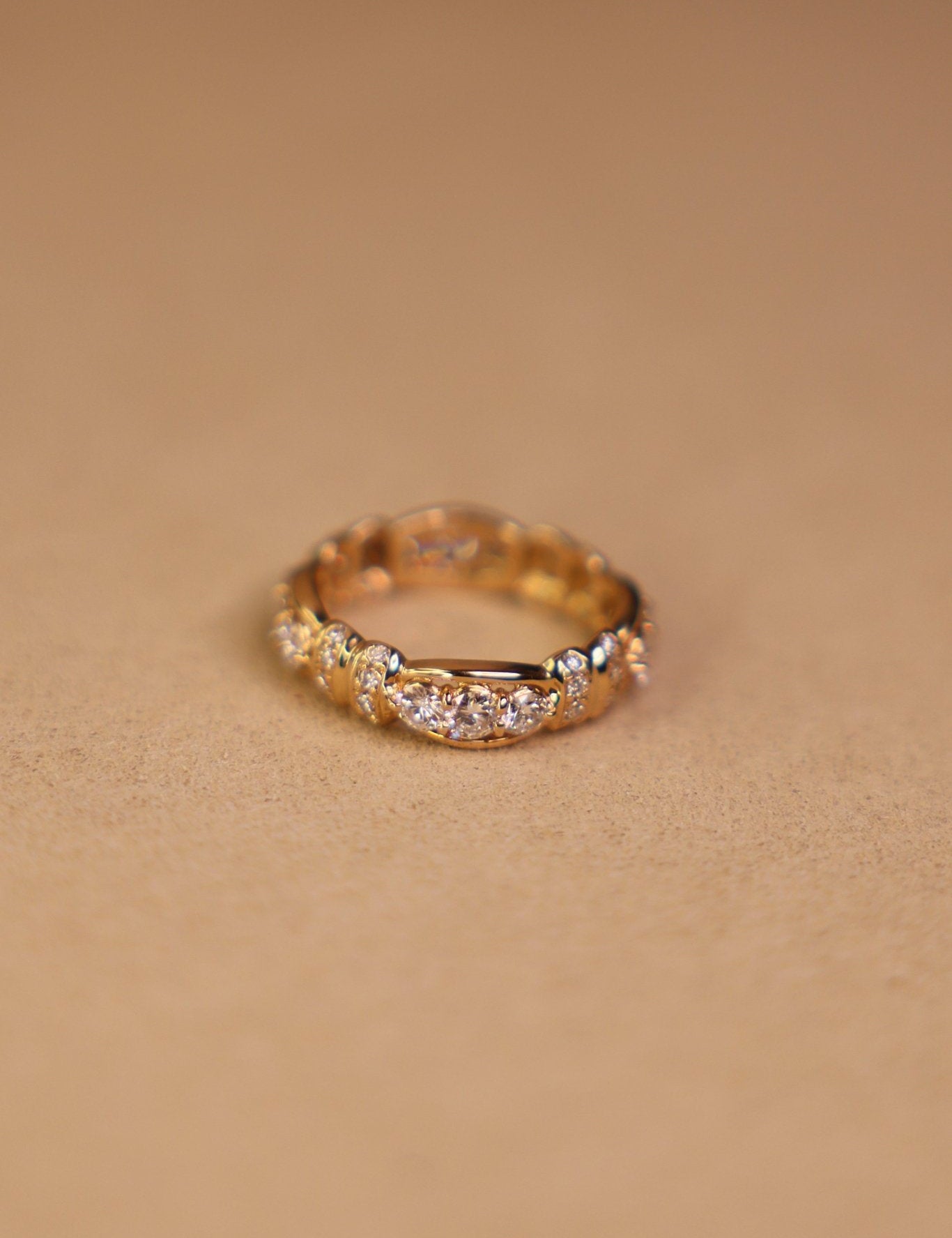 Vintage Diamond Eternity Ring - SIA Jewelry