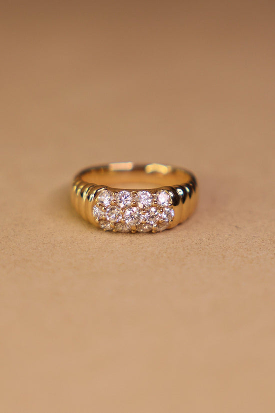 Vintage Diamond Galiey Gold Ring - SIA Jewelry