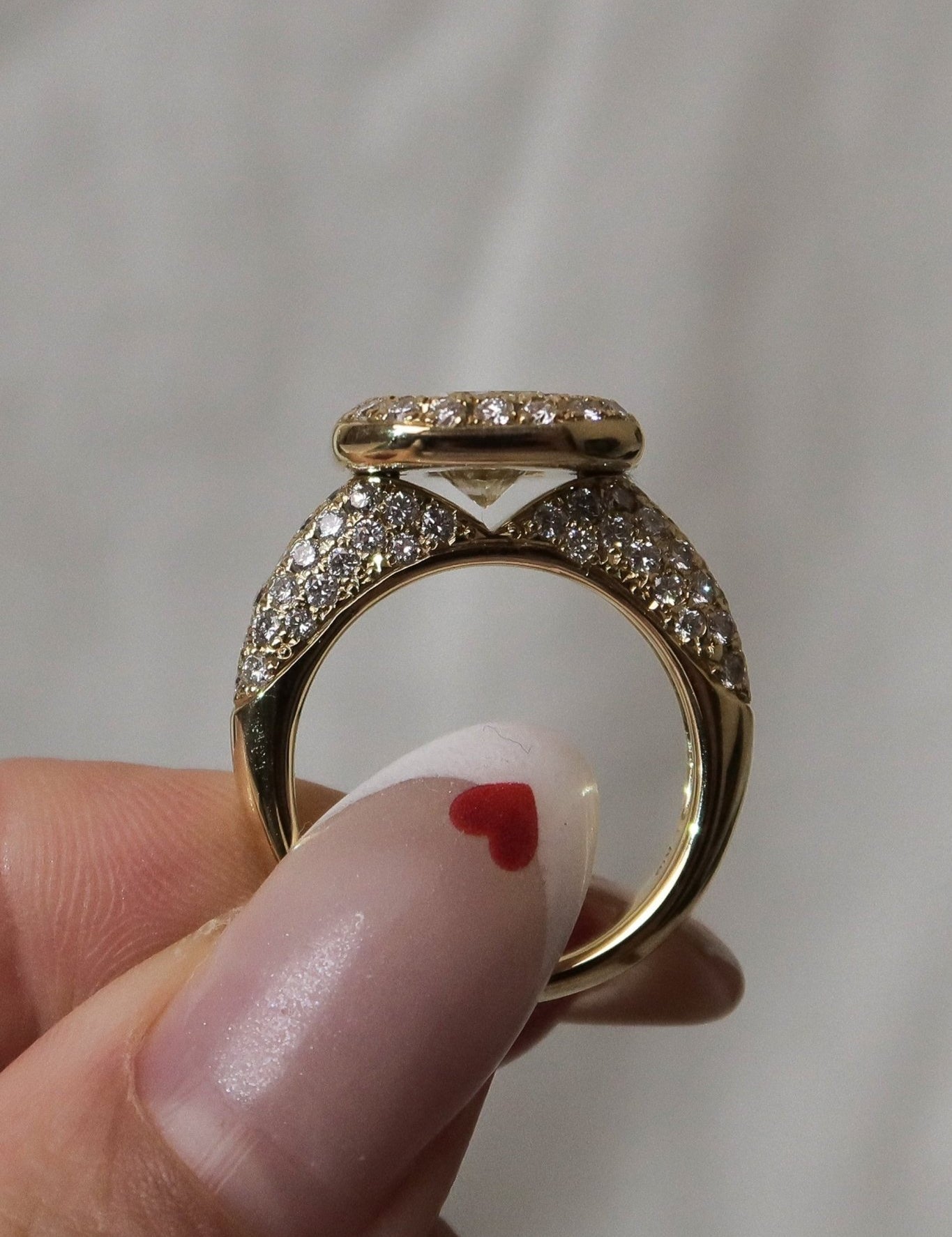 Vintage Ember Emerald Diamond Ring - SIA Jewelry