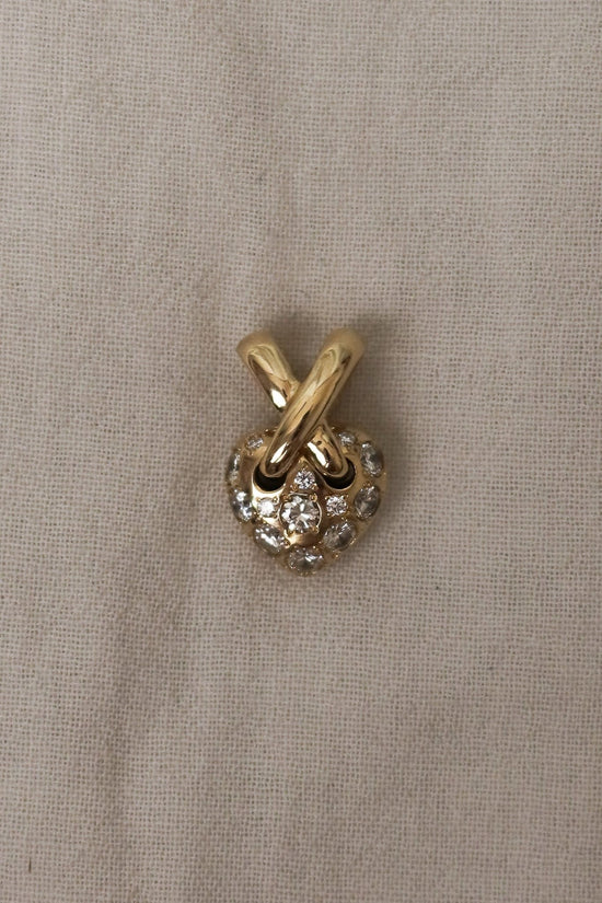 Vintage Heart Diamond Bubble Pendant - SIA Jewelry
