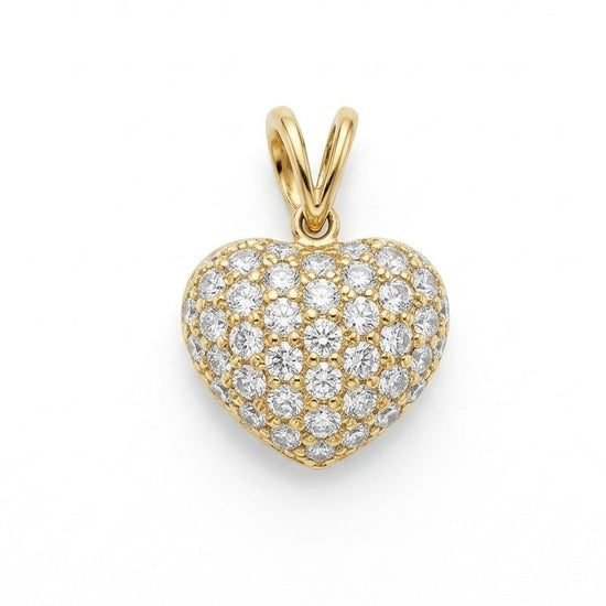Vintage Heart Diamond Necklace - SIA Jewelry