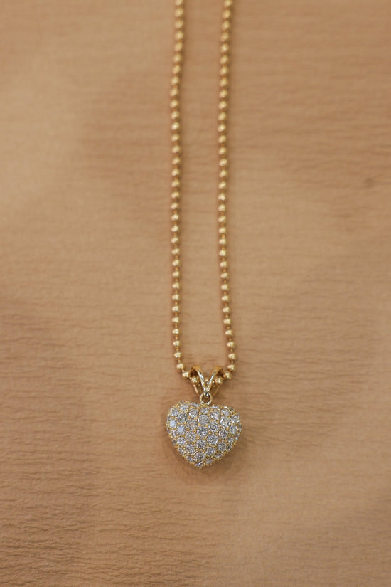 Vintage Heart Diamond Necklace - SIA Jewelry