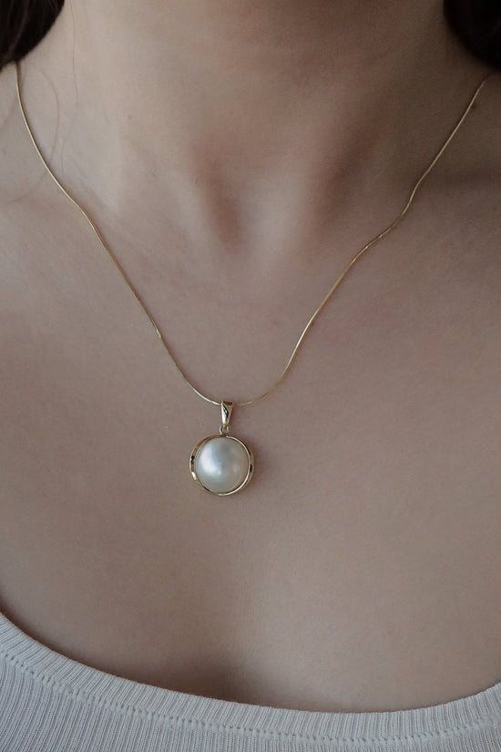 Vintage Mabe Pearl Pendant - SIA Jewelry