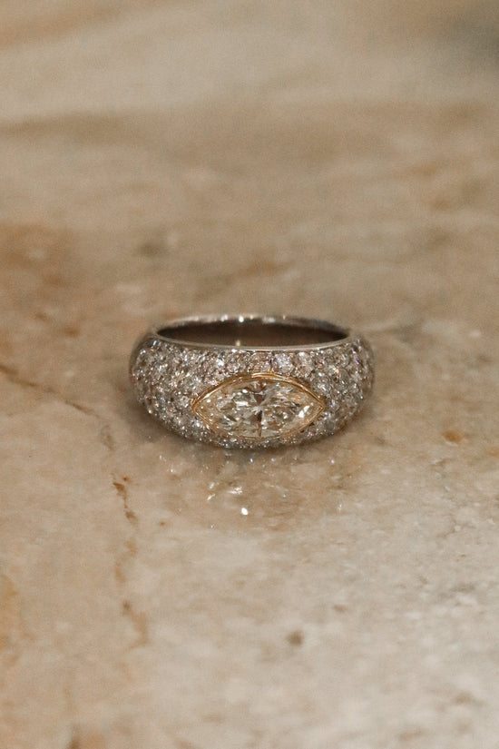 Vintage Marquise Diamond Band Ring - SIA Jewelry