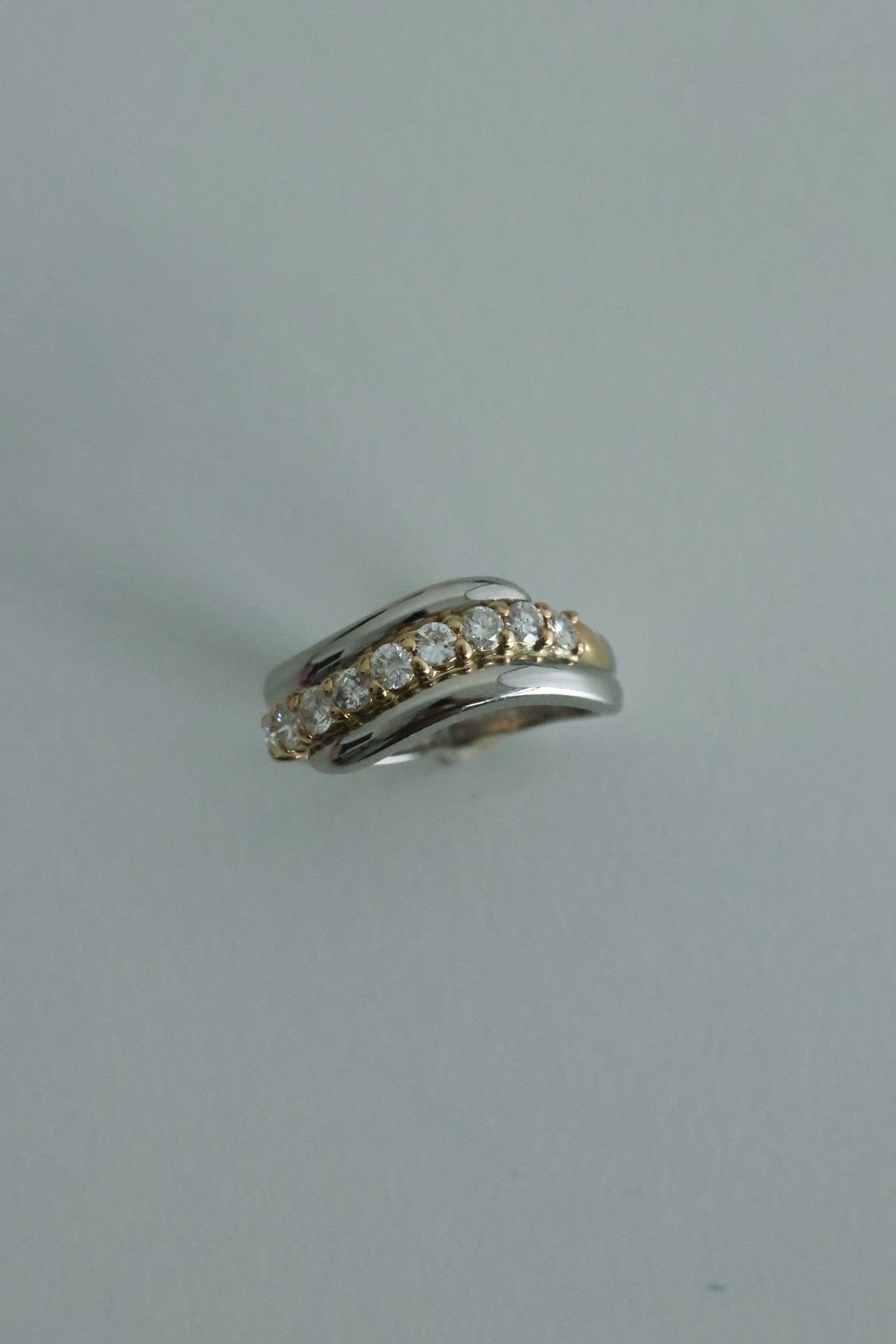 Vintage Mixed Gold Kose Diamond Ring - SIA Jewelry